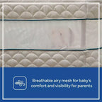 2-in-1 Bassinet & Bedside Sleeper: Adjustable Height, Storage Bin/Shelf, Steel Frame