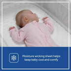 2-in-1 Bassinet & Bedside Sleeper: Adjustable Height, Storage Bin/Shelf, Steel Frame