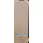 18" x 52" Non-Beveled Full Length Door & Wall Mirror with Black Narrow Frame
