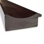31" x 31" Non-Beveled Coffee Bean Brown Wall Mirror