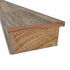 43" x 32" Non-Beveled Wood Wall Mirror - Modern Rectangular Design, Includes Mounting Hardware