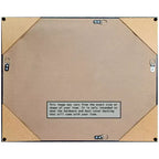 40"x28" Non-Beveled Narrow Bathroom Wall Mirror Espresso