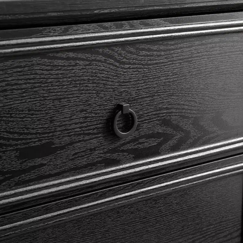 6 Drawer Wood Chest of Drawers with Storage, Tall Nightstand, Side End Table, Free-Standing Storage Cabinet for Bedroom