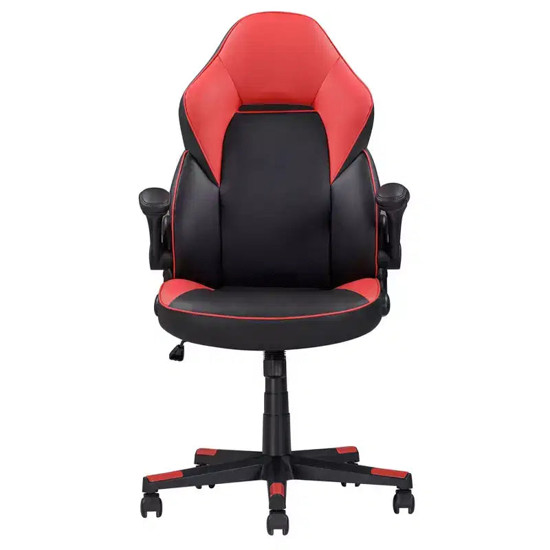 Adjustable Ergonomic Gaming Chair 360 Swivel with Wheels, Black/Red