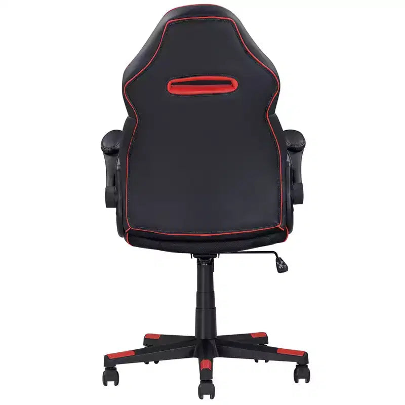 Adjustable Ergonomic Gaming Chair 360 Swivel with Wheels, Black/Red