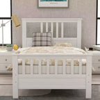 Twin/Full Size Platform Bed with Headboard and Footboard