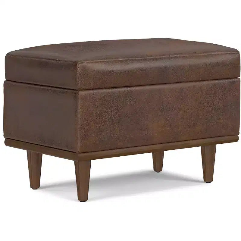 Pearl 26 inch Wide Transitional Contemporary Rectangle Table Ottoman