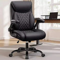 Ergonomic Office Chair with Lumbar Support, Adjustable Armrests & Wheels for Back Pain Relief