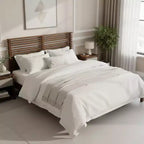 Queen/King Size Minimalist Platform Bed Frame with Headboard
