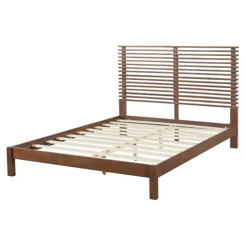 Queen/King Size Minimalist Platform Bed Frame with Headboard