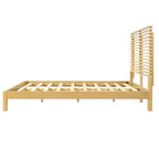 Queen/King Size Minimalist Platform Bed Frame with Headboard