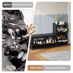 Shoe Storage Cabinet with Bench, 4 Flip-Drawer Entryway Organizer with Adjustable Cushioned Seat and Removable Shelves