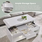 Lift Top Coffee Table with Storage, 47" Modern Coffee Table with Hidden Compartment