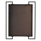 Black 32 1/2 x 42 Rectangular Wall Mirror