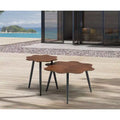 HomeStock novelty Aluminum Table Top End Table 1 -piece