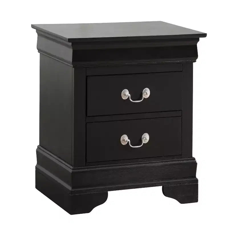 Rectangle Wood Nightstand for Living Room and Bedroom