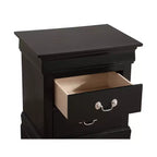 Rectangle Wood Nightstand for Living Room and Bedroom
