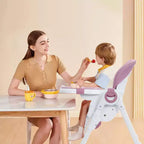 Baby High Chair with Adjustable Height, Recline & Removable Tray
