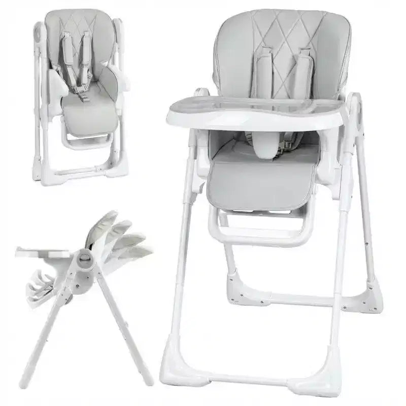Baby High Chair with Adjustable Height, Recline & Removable Tray