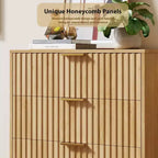 5-Drawer Black Dresser 48" Tall Wooden Chest with Deep Storage & Wide Top