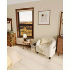 Barrel Accent Chair with Rounded Back & Soft Padded Seat, Modern Armchair for Living Room, Bedroom, Office