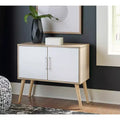 Accent Cabinet Natural/White
