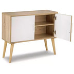 Accent Cabinet Natural/White