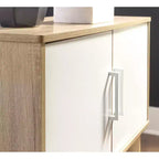 Accent Cabinet Natural/White