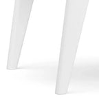 Mid Century End Table White