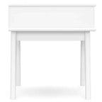 Mid Century End Table White
