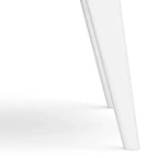 Mid Century End Table White