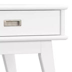 Mid Century End Table White