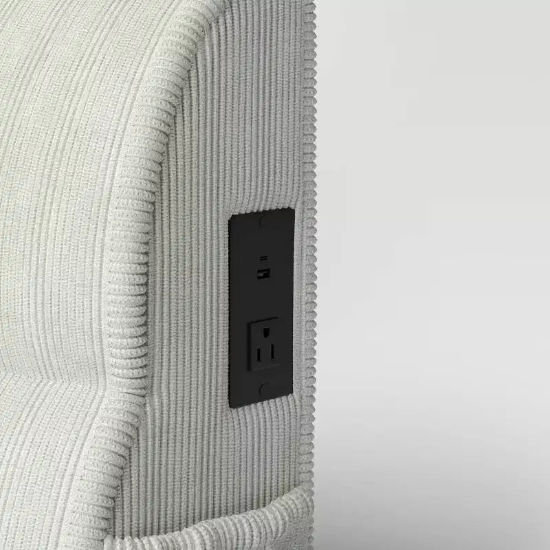 Charging Headboard Cream