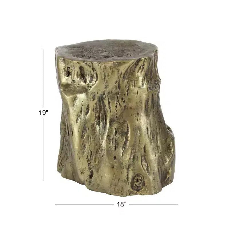 Eclectic Tree Trunk Inspired Foot Stool