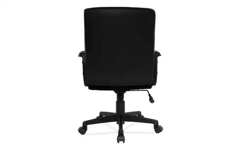 Manager Chair, Supports Up to 275 lbs, 16.73 to 20.39 Seat Height, Black Seat/Back, Black Base