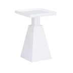 22.5" Contemporary Geometric Side Accent Table