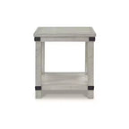 Casual End Table Whitewash
