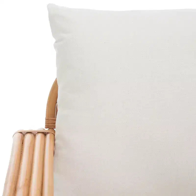 Accent Chair W/ Cushion - White/Natural