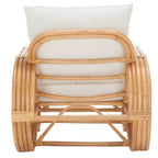 Accent Chair W/ Cushion - White/Natural