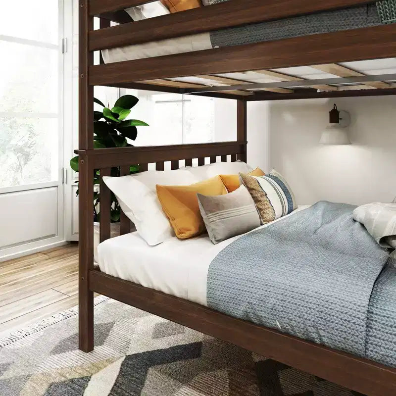 Solid Wood Classic Full over Full Bunk Bed