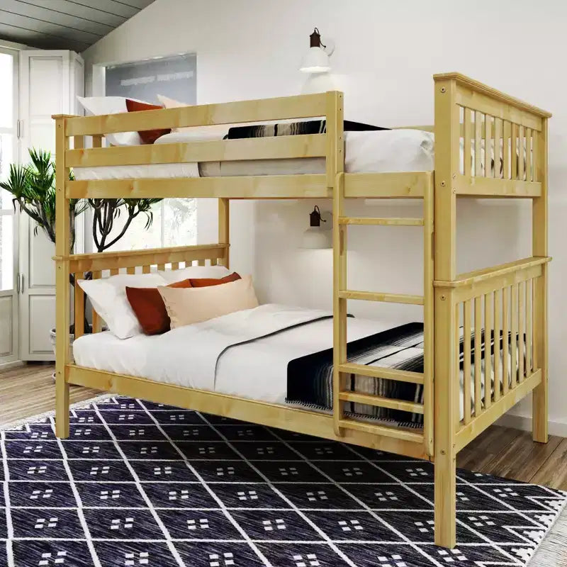 Solid Wood Classic Full over Full Bunk Bed