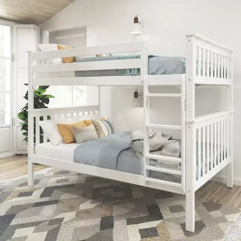 Plank+Beam Solid Wood Classic Full over Full Bunk Bed Bed