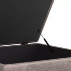 Mid Century Large Square Coffee Table Storage Ottoman