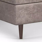 Mid Century Large Square Coffee Table Storage Ottoman