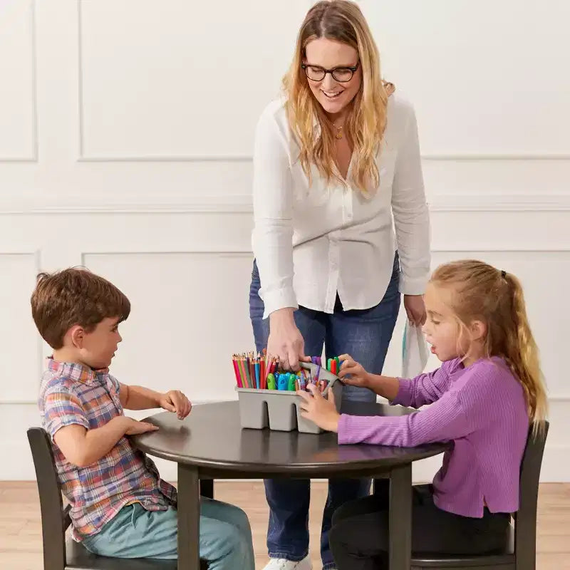 30in x 30in Round Hardwood Table with 22in Legs, Children's Furniture