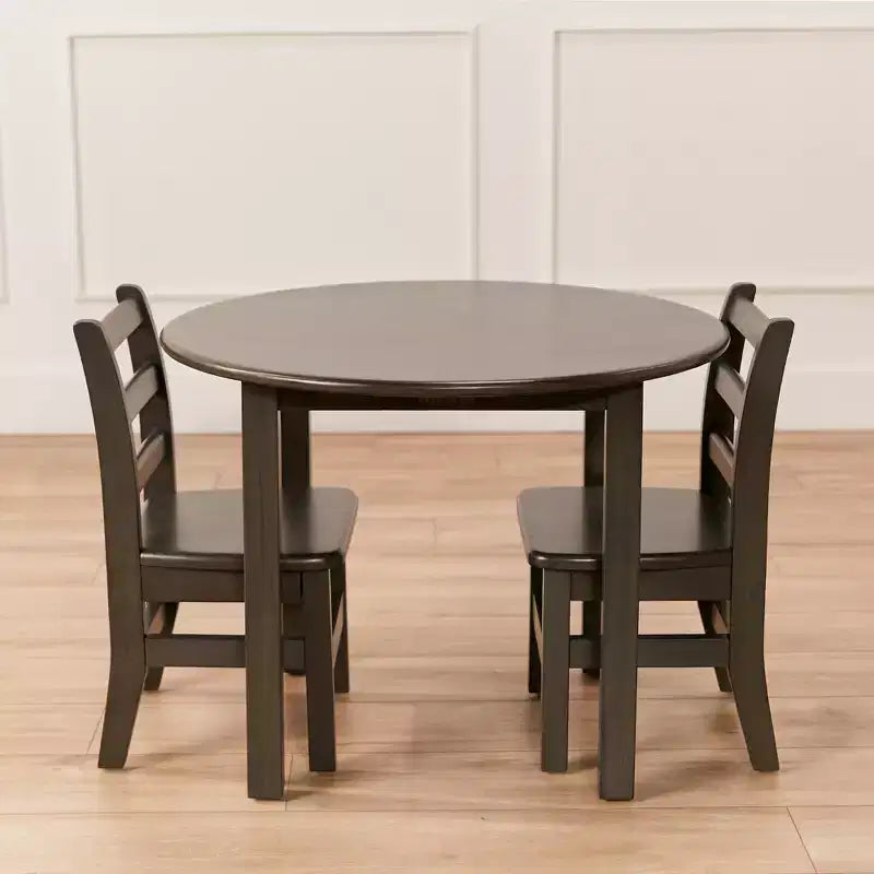 30in x 30in Round Hardwood Table with 22in Legs, Children's Furniture