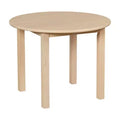 ECR4Kids 30in x 30in Round Hardwood Table with 22in Legs, Childrens Furniture