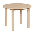 ECR4Kids 30in x 30in Round Hardwood Table with 22in Legs, Childrens Furniture