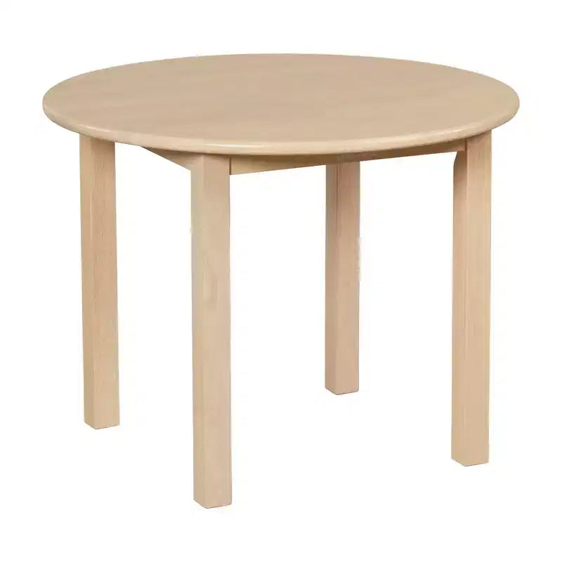 ECR4Kids 30in x 30in Round Hardwood Table with 22in Legs, Childrens Furniture