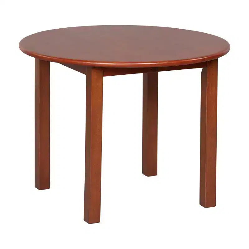 30in x 30in Round Hardwood Table with 22in Legs, Children's Furniture